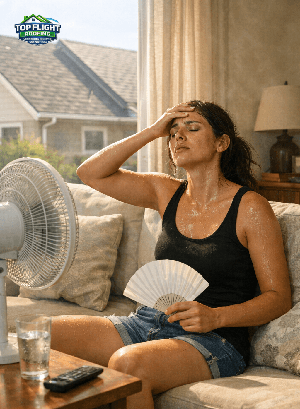 Impact on Indoor Temperature and Energy Savings: Roofing Materials in Portland, OR.